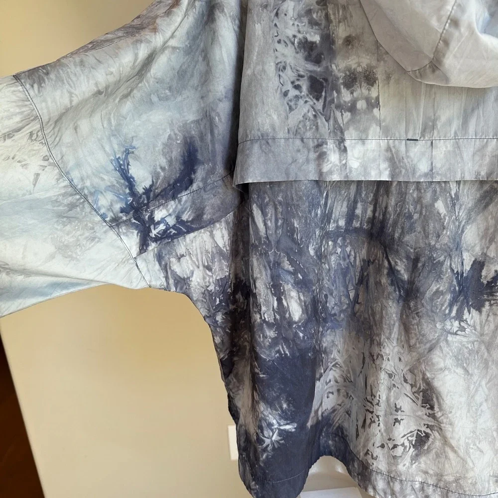 Nike Tie Dye Woven Wave Dye Anorak Jacket Pullover Windbreaker Women's Small‎
